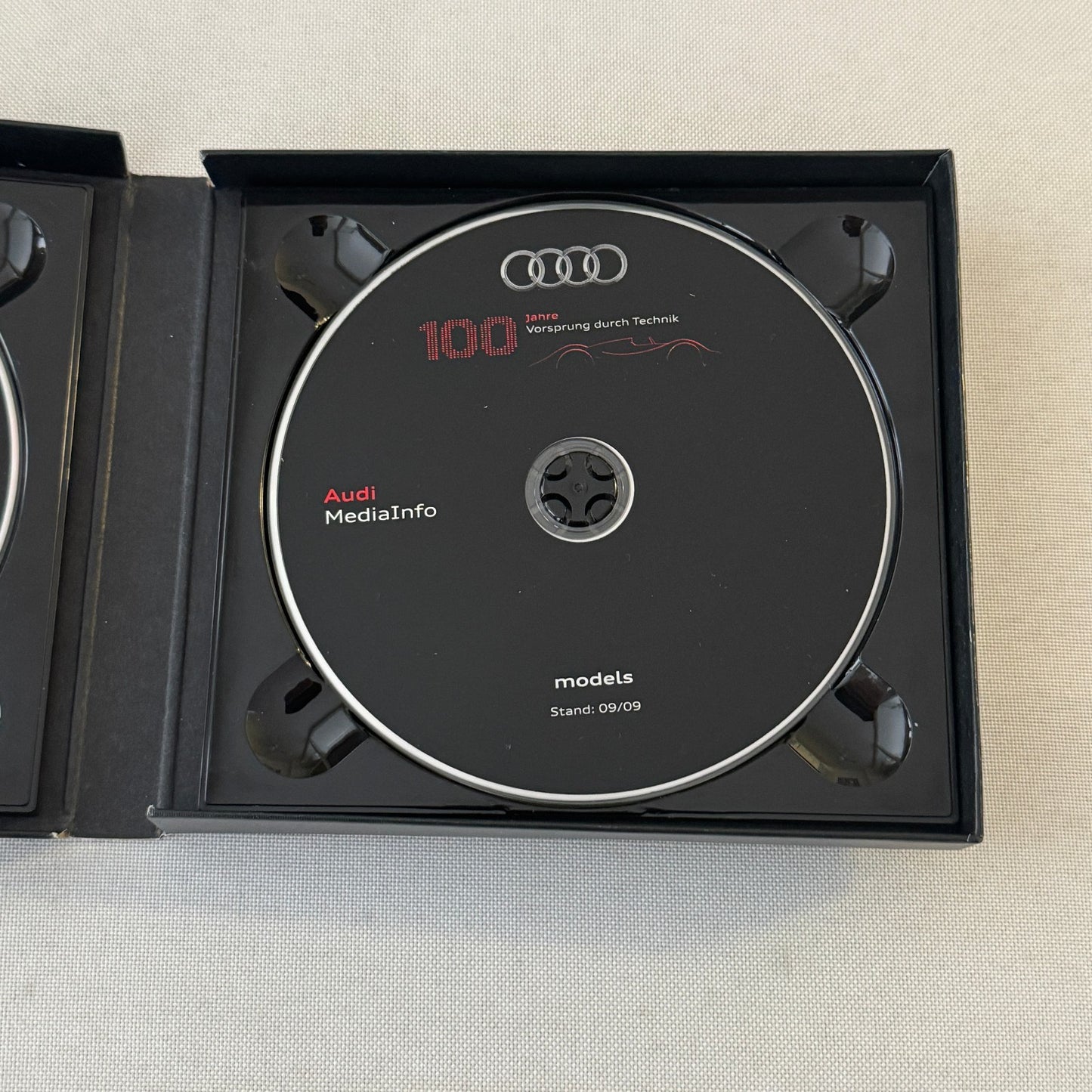 2009 Audi Factory Press Kit Photo CD Brochure Audi R8 Spyder S5 Sportback