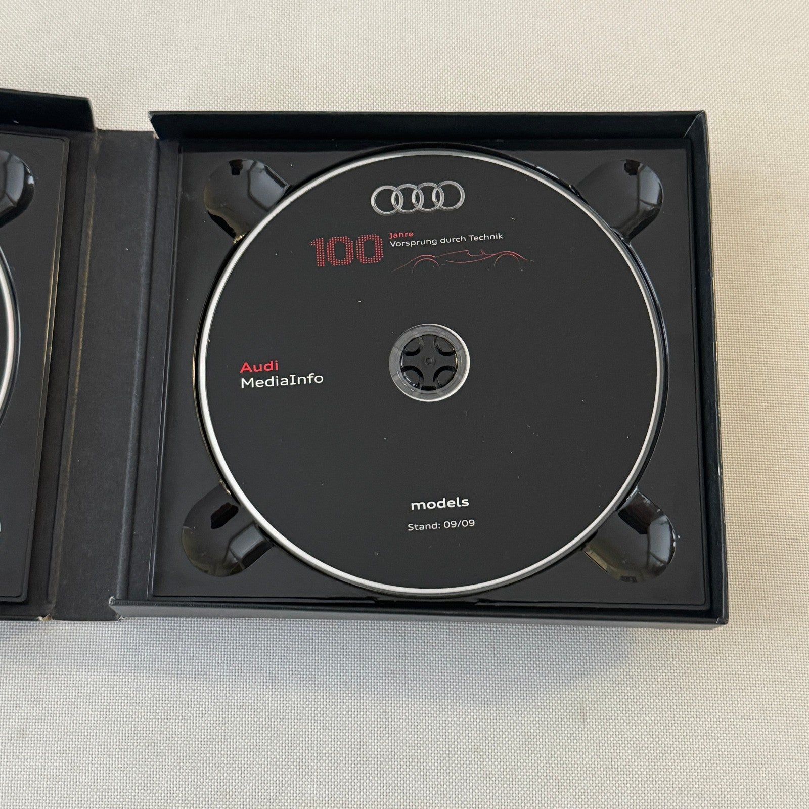 2009 Audi Factory Press Kit Photo CD Brochure Audi R8 Spyder S5 Sportback