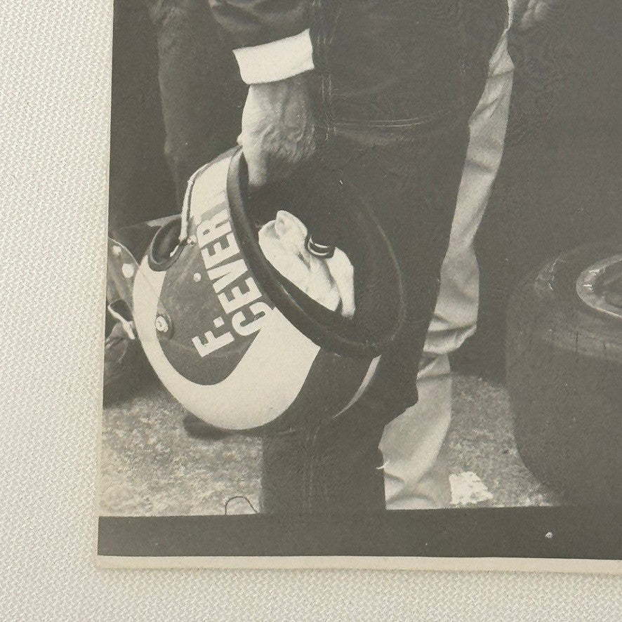 Francois Cevert Ken Tyrrell Brands Hatch 1970 Racing Photo Photograph March Ford