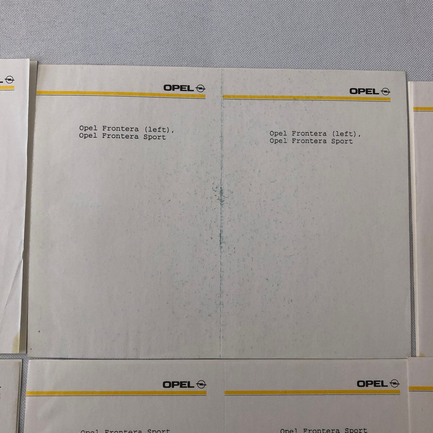 Opel Frontera SUV Truck Factory Press Photo Photograph Lot of 10 Sport +