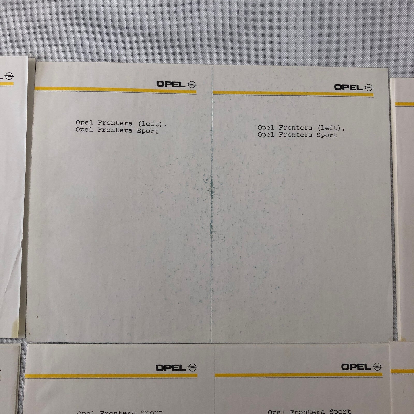 Opel Frontera SUV Truck Factory Press Photo Photograph Lot of 10 Sport +