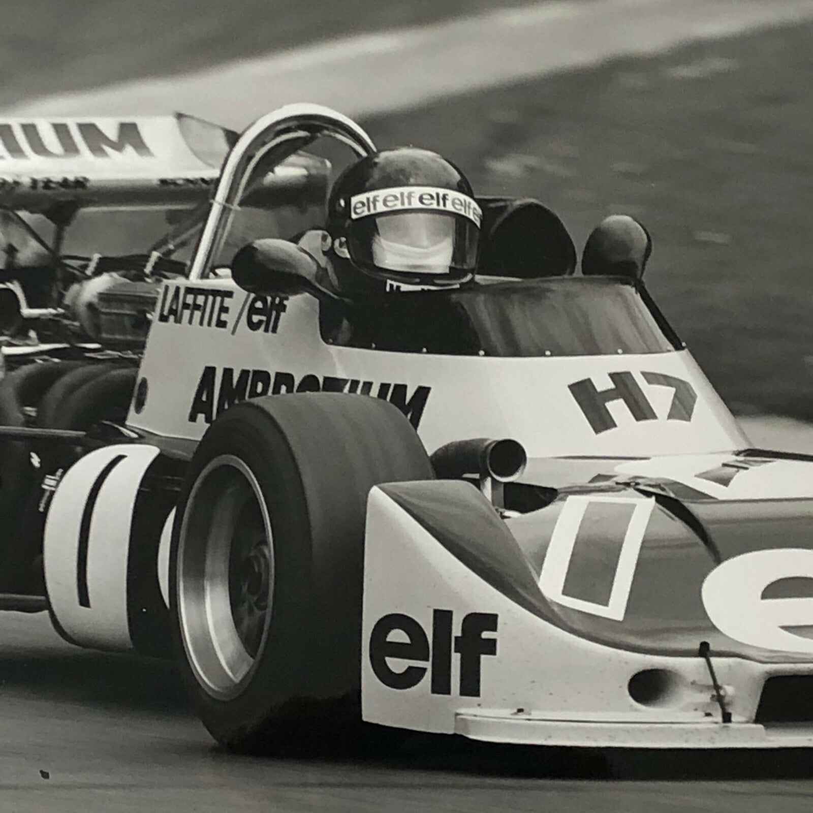 Vintage 1975 Formula 2 F2 Racing Photo Photograph Pau Grand Prix Jacques Laffite