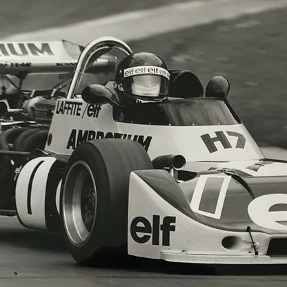 Vintage 1975 Formula 2 F2 Racing Photo Photograph Pau Grand Prix Jacques Laffite
