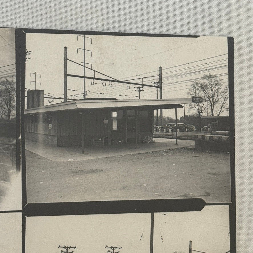 Vintage Pennsylvania Railroad Photo Contact Sheet Photograph Al Paul Lefton PRR