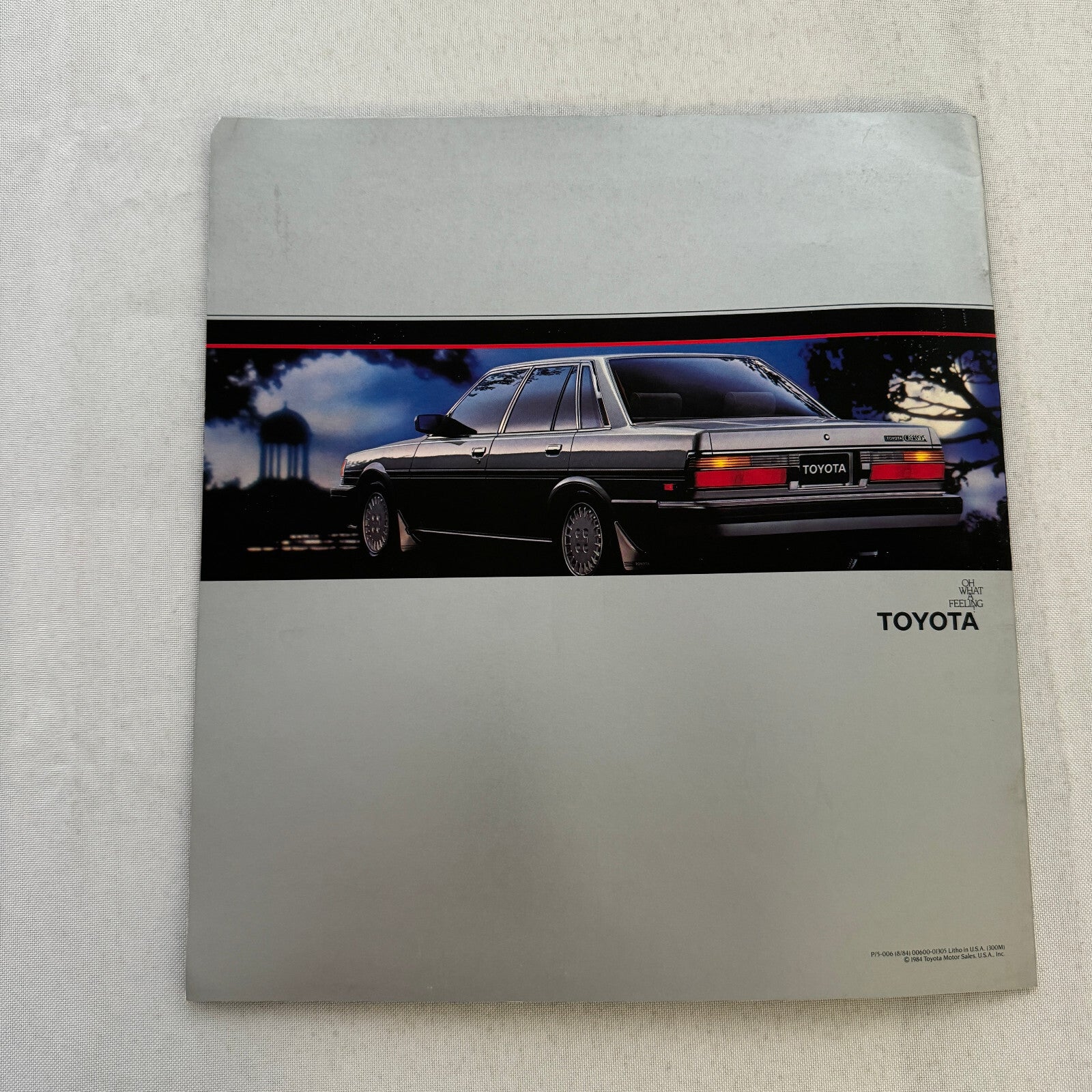 Toyota Cressida Car Sales Brochure Catalog Luxury Sedan and Station Wagon 1984