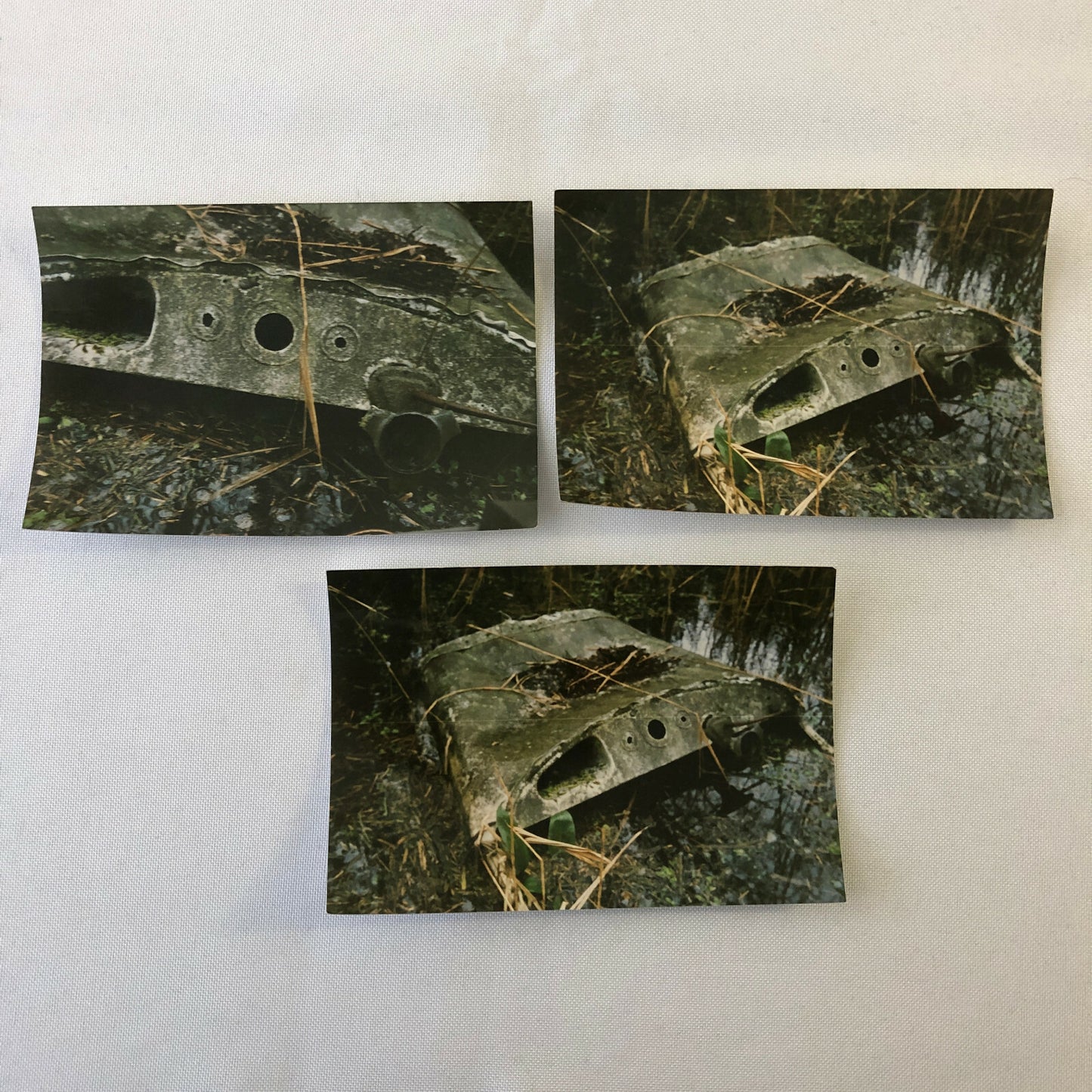 Vintage Bond Car Barn Find Junk Yard Car Part Photo Photograph Lot 10x Equipe +