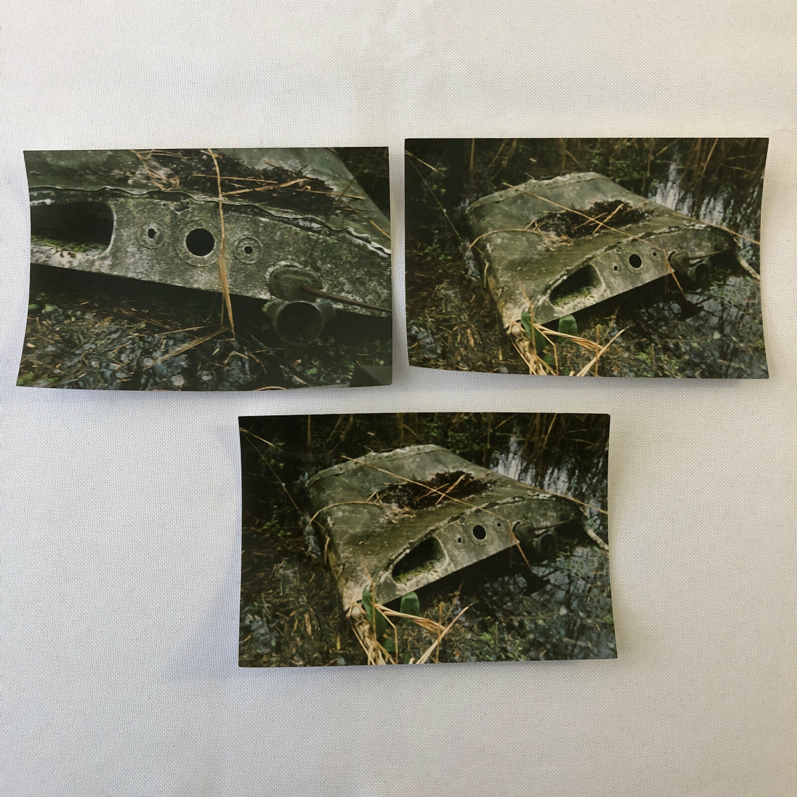 Vintage Bond Car Barn Find Junk Yard Car Part Photo Photograph Lot 10x Equipe +