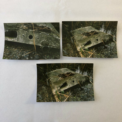 Vintage Bond Car Barn Find Junk Yard Car Part Photo Photograph Lot 10x Equipe +