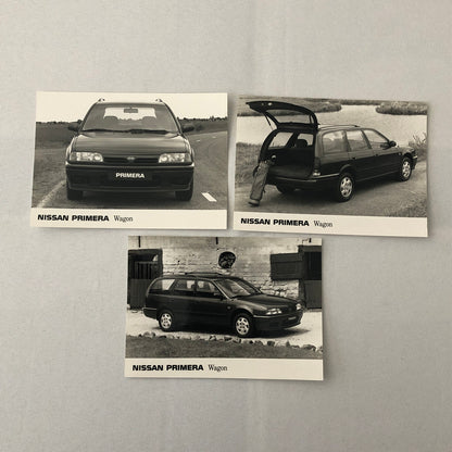 Nissan Primera Station Wagon Factory Press Photo Photograph Print Lot of 3