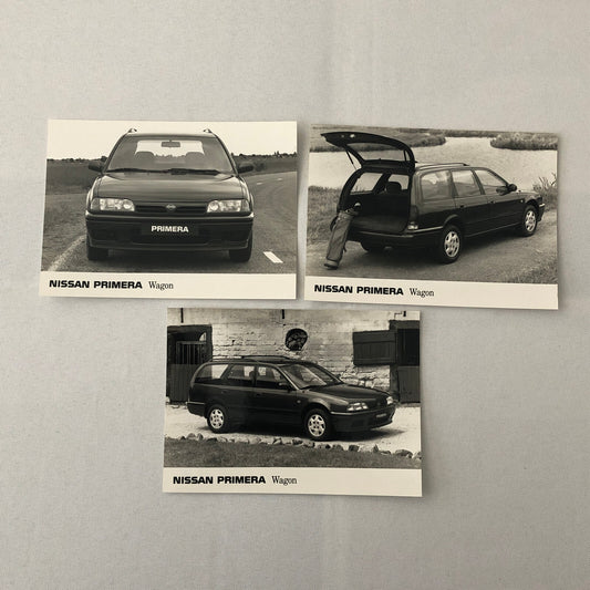 Nissan Primera Station Wagon Factory Press Photo Photograph Print Lot of 3