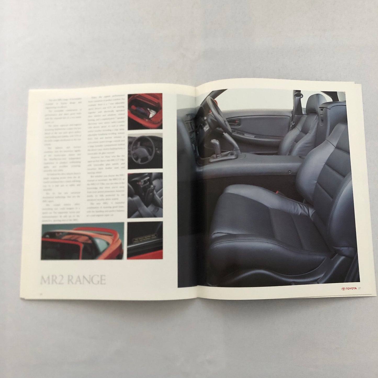 1990 Toyota Sports Car Sales Brochure Catalog Celica Supra MR2 Corolla UK Market