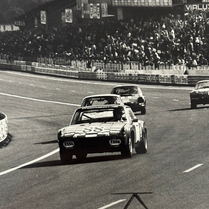 Vintage Porsche Racing Car Photo Photograph 1971 Le Mans Factory Werkfoto