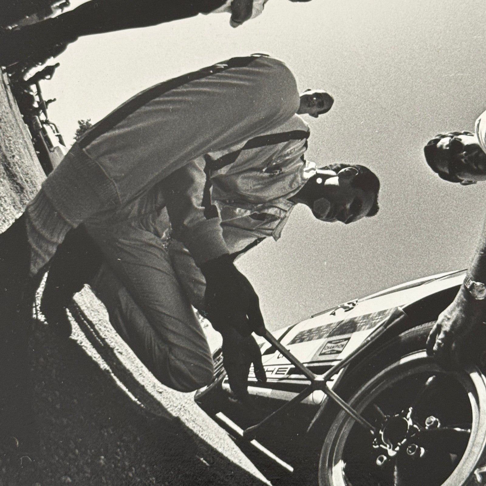 Vintage Porsche Racing Photo Photograph Print Race Car