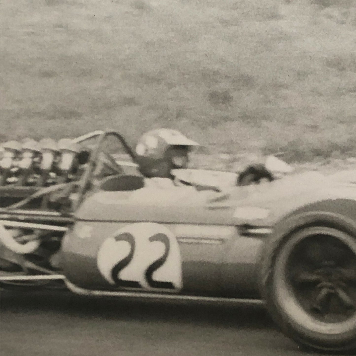 Vintage Racing Car Photo Photograph Print Motorsport Race