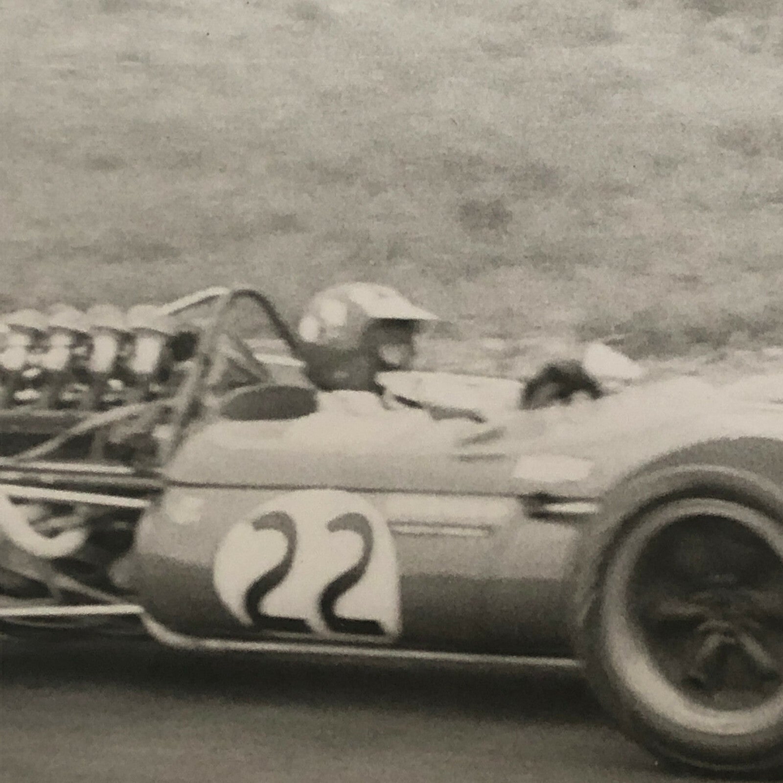 Vintage Racing Car Photo Photograph Print Motorsport Race
