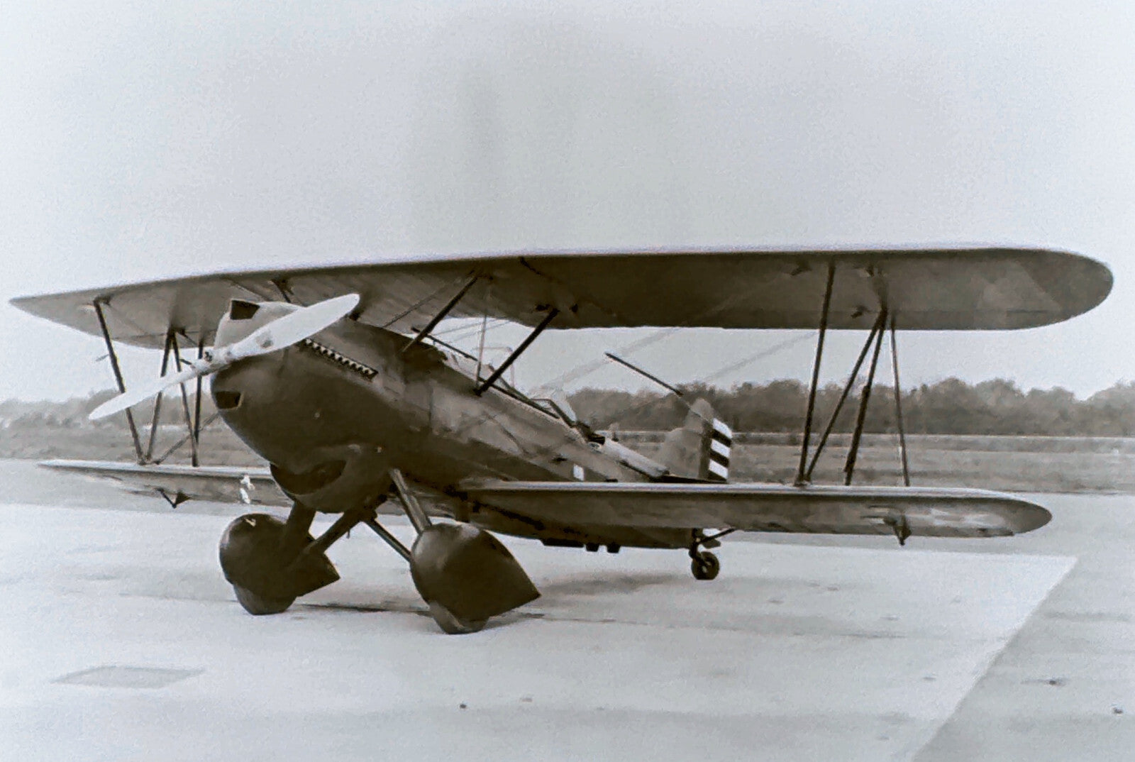 Vintage Photo Negative Curtiss XO-39 Airplane Plane Aircraft Curtiss XO39 XO 39