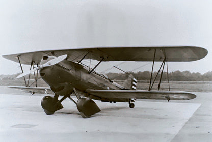Vintage Photo Negative Curtiss XO-39 Airplane Plane Aircraft Curtiss XO39 XO 39