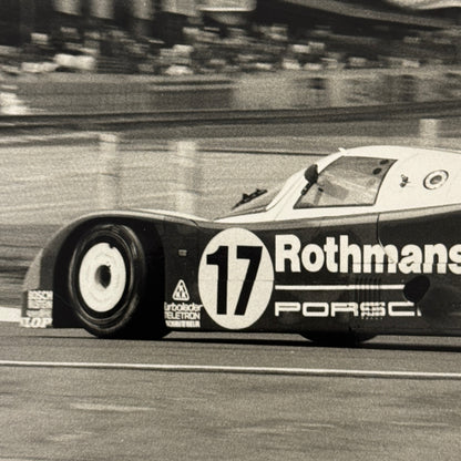 Porsche 962C Rothmans Racing Car LeMans 1987 Photo Photograph Print