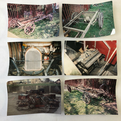 Vintage Darracq Barn Find Junk Yard Car Part Photo Photograph Lot of 18