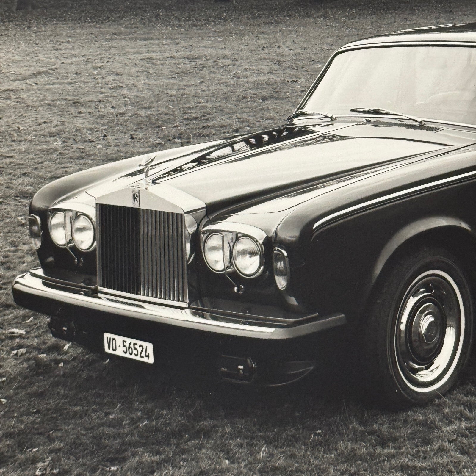 Rolls Royce Silver Shadow II Car Factory Press Photo Photograph Print 1980