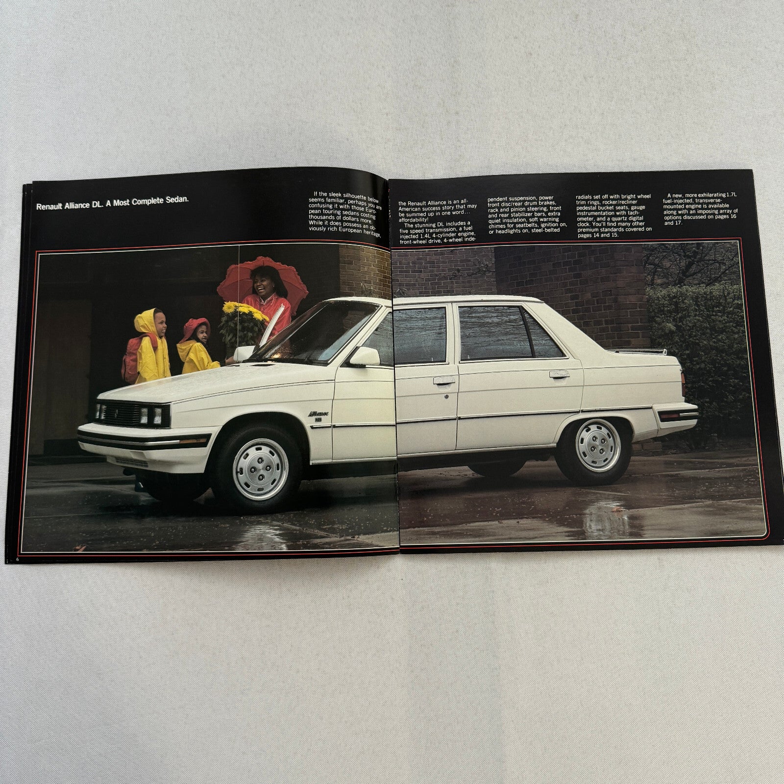 1985 Renault Alliance Car Sales Brochure Catalog Limited L DL Convertible