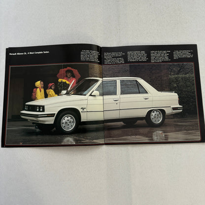1985 Renault Alliance Car Sales Brochure Catalog Limited L DL Convertible