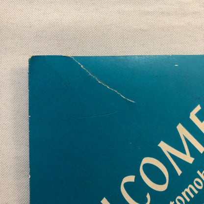 Vintage RAC Royal Automobile Club Welcome Document Package Brochures Car