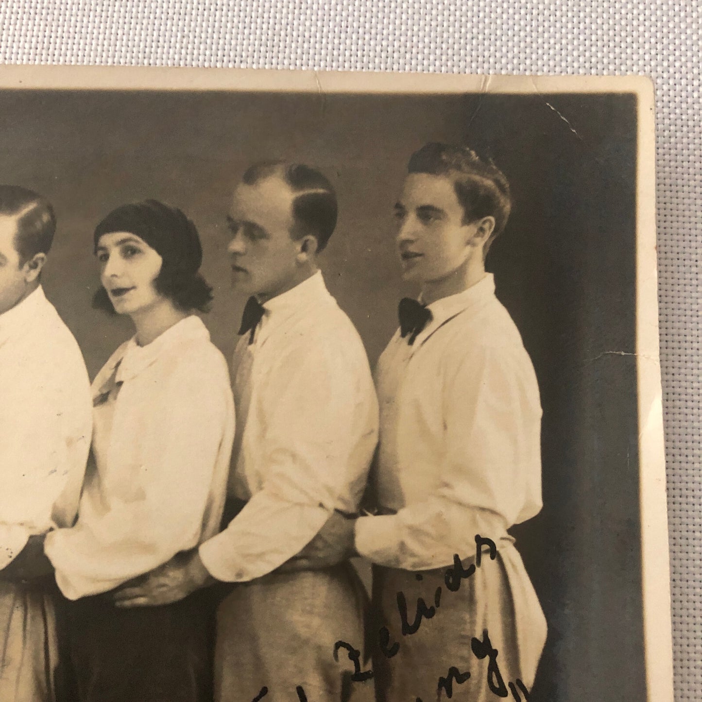 Circus Performer Acrobat Act Photo Photograph Vintage Roxi Troupe Acrobats