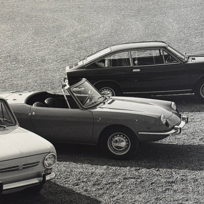 FIat 850 Special 850 Coupe and 850 Spider Factory Press Photo Photograph Print