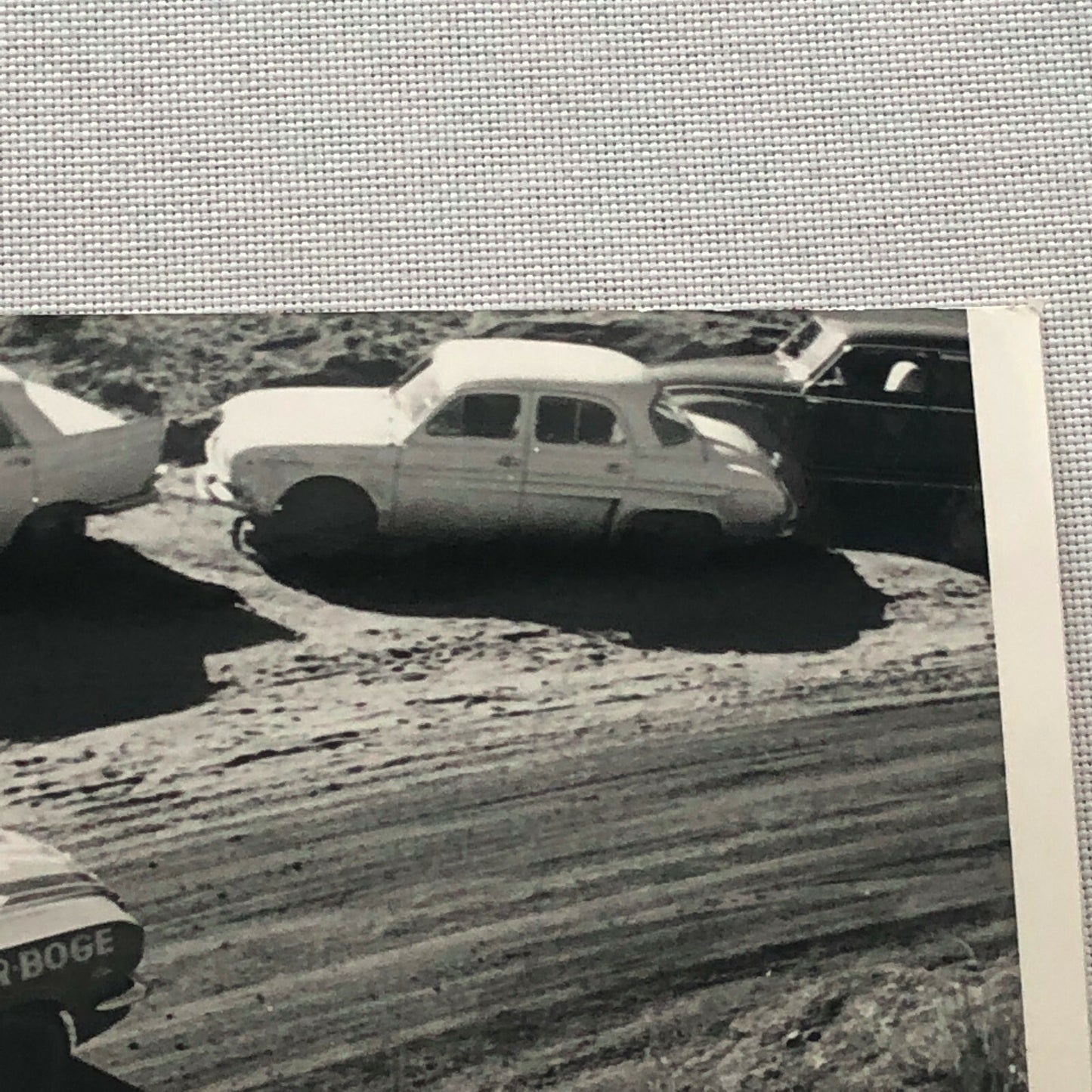 Vintage Racing Photo Photograph Oscar Cabalen Ford Mustang Argentina Rally ? 