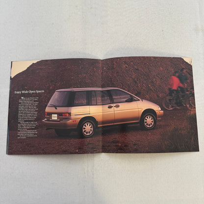 1990 Nissan Axxess Car Sales Brochure Catalog Vintage Advertising Canadian