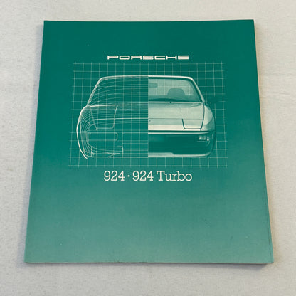1980 Porsche 924 and 924 Turbo Sales Brochure Catalog Advertising
