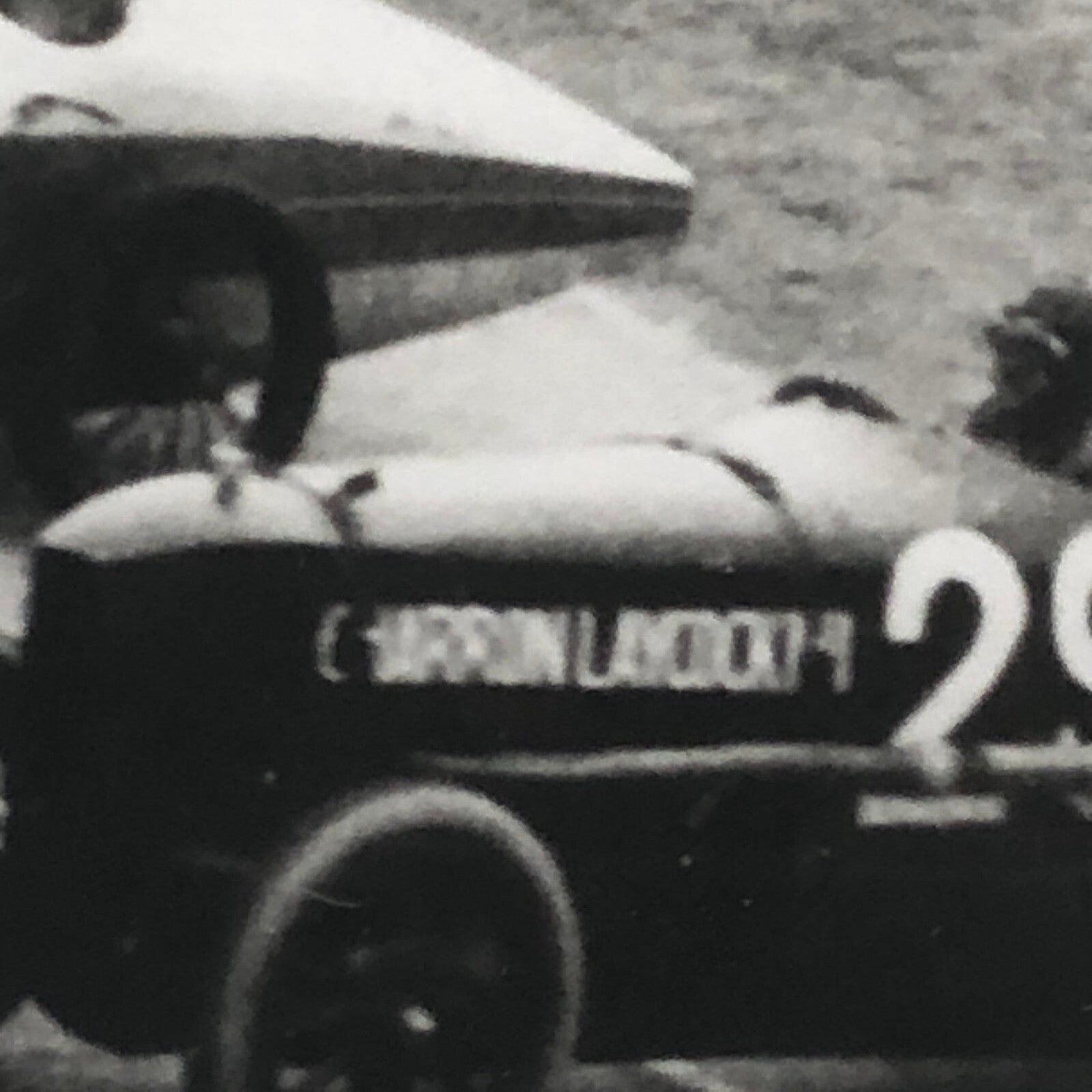 Vintage Car Racing Photo Photograph Charron Laycock AC - Modern Era Print 