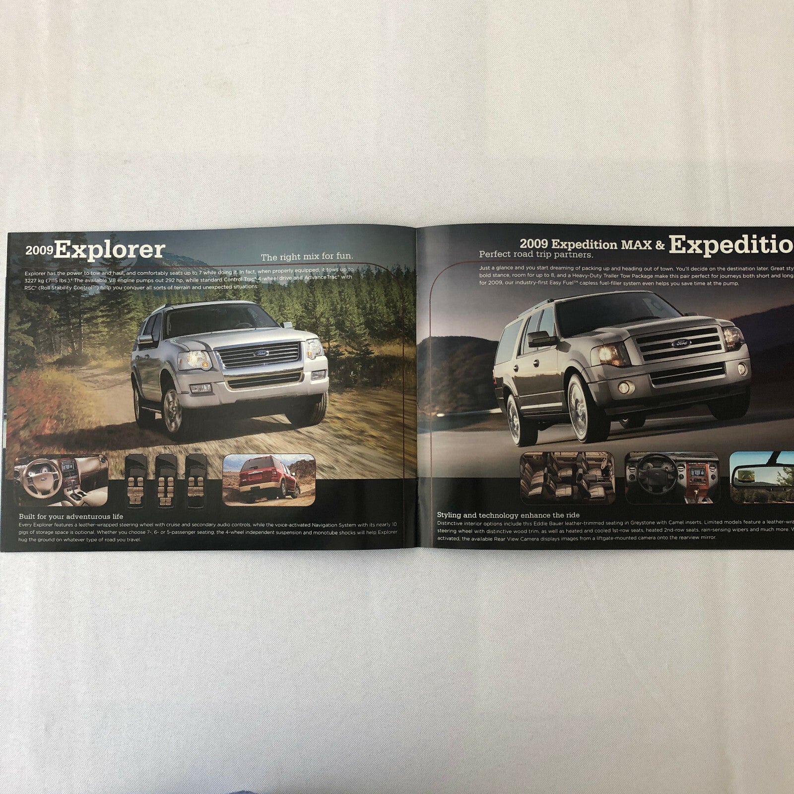 2009 Ford Sales Brochure Catalog Mustang Fusion Hybrid Flex Edge F150 Ranger +