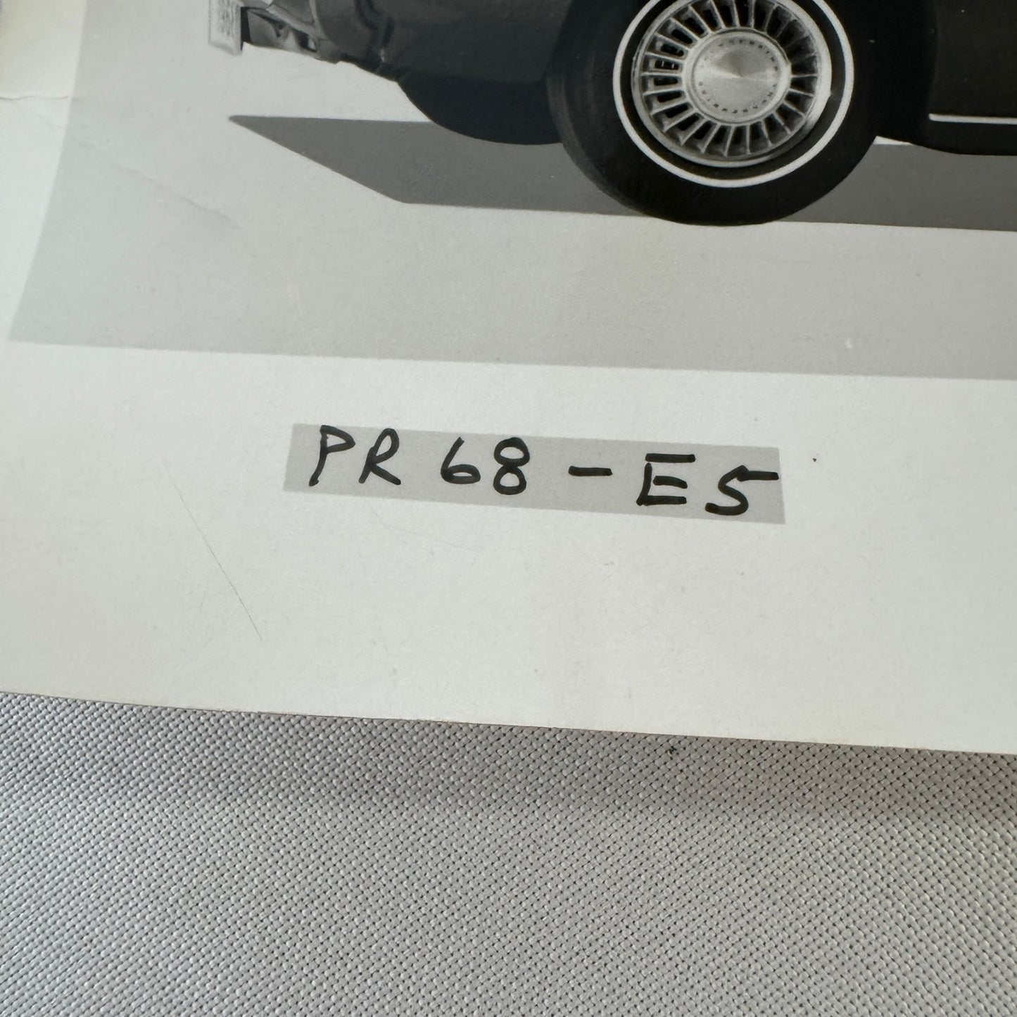 Vintage Ford Thunderbird Photo Photograph Print Floyd Clymer