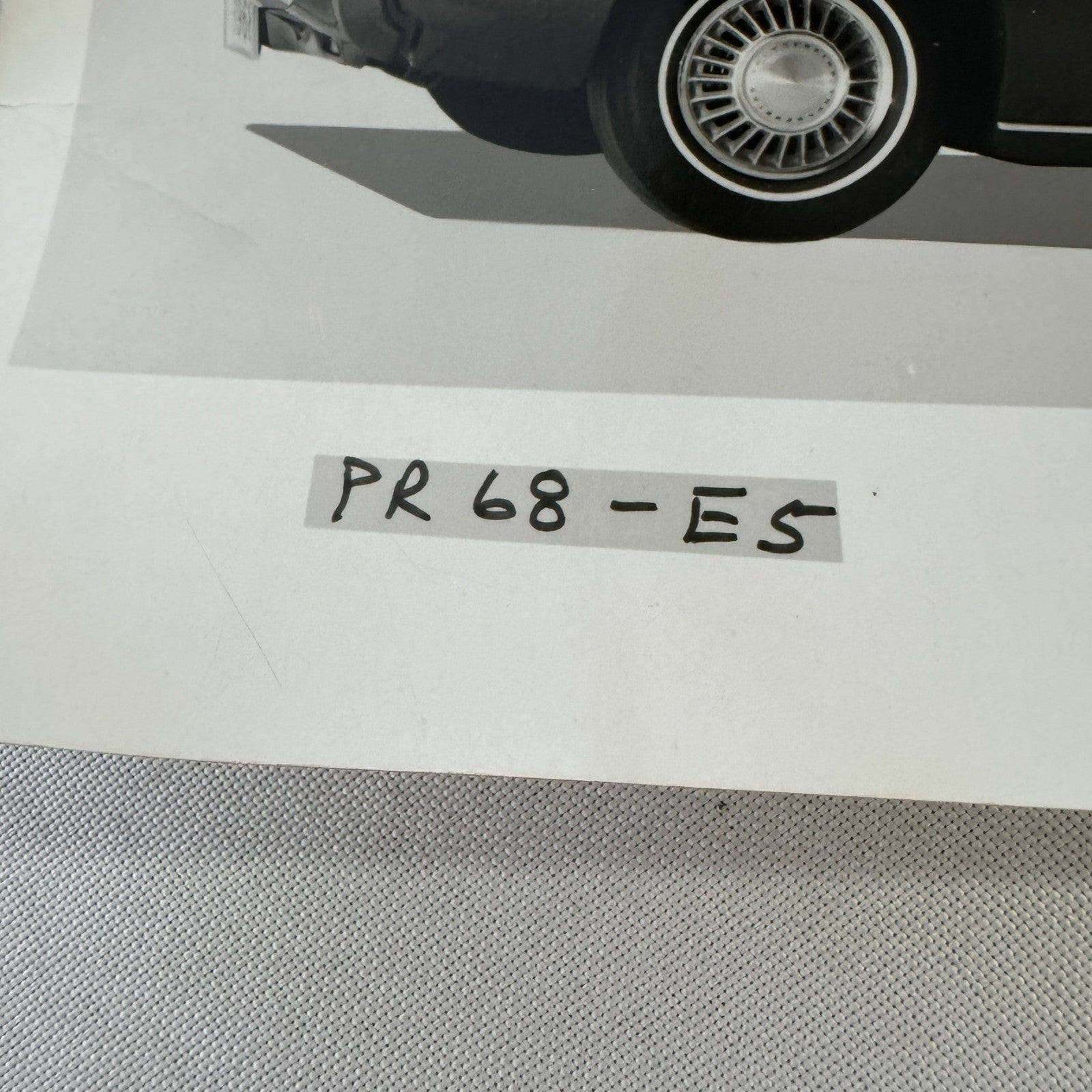 Vintage Ford Thunderbird Photo Photograph Print Floyd Clymer