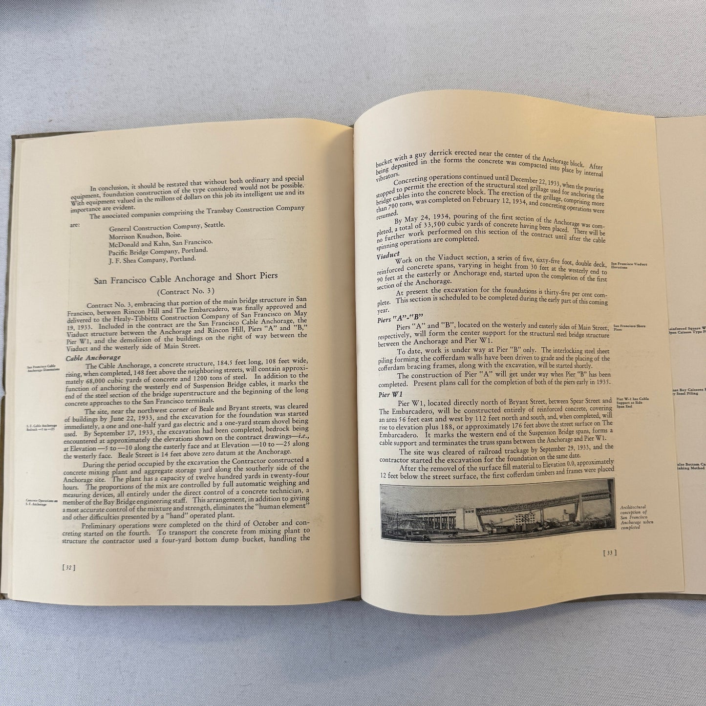 San Francisco Oakland Bay Bridge Annual State Report Book Lot 6x 1934 - 1939