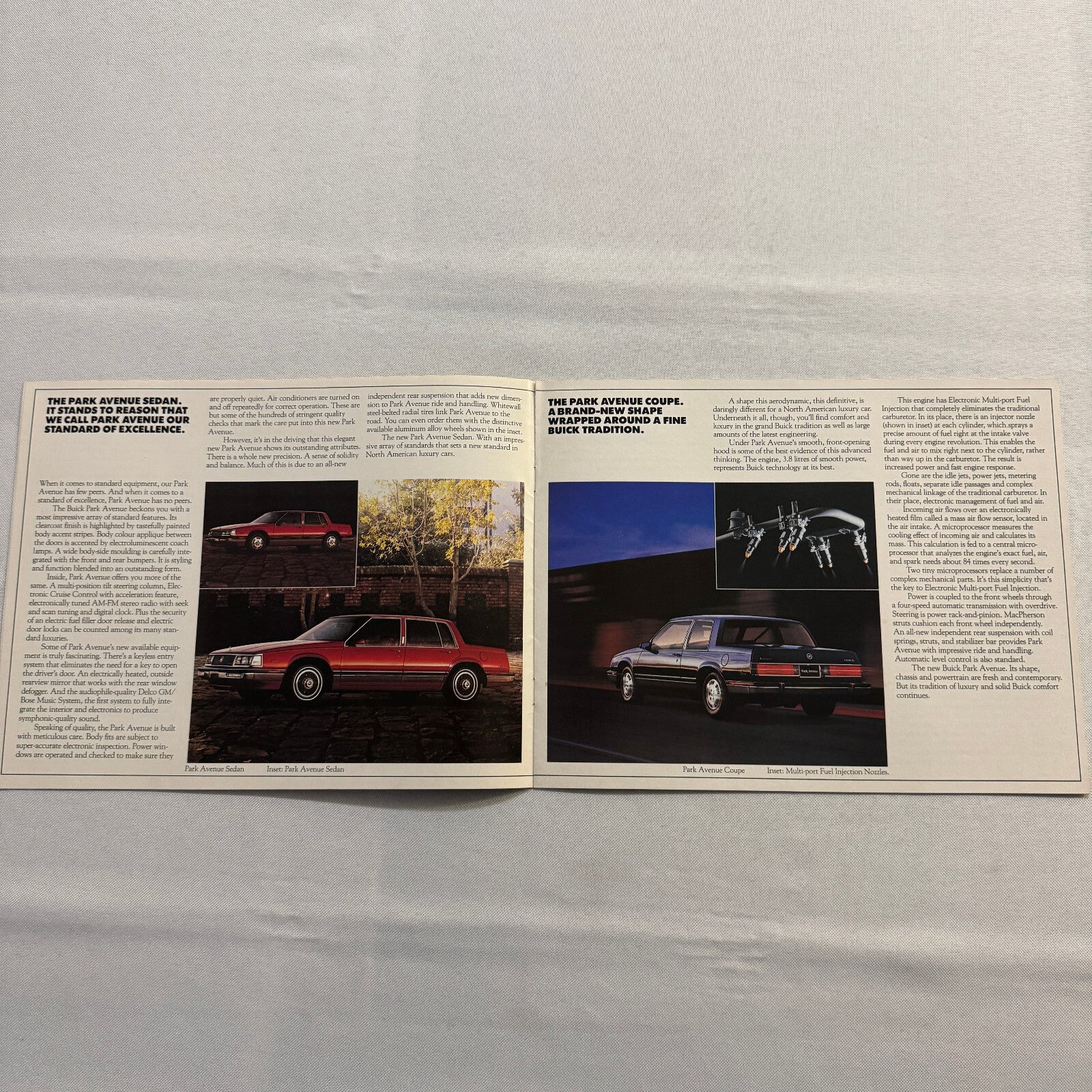 1985 Buick Electra Car Sales Brochure Catalog Coupe Sedan Vintage