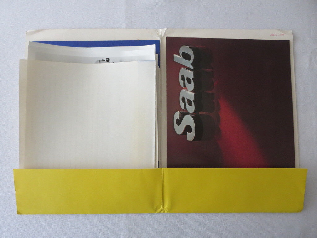 1977 Saab Press Kit Brochure w/ Photos 99 EMS 99 GLE 99 GL 2 4 5 Door 