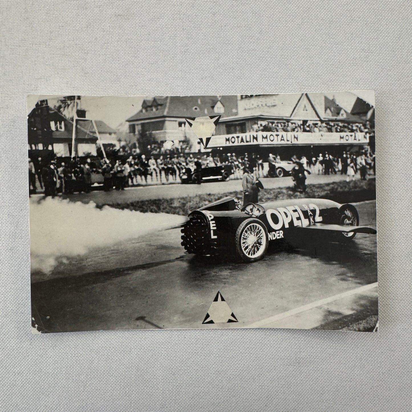 Opel RAK 2 Rocket Powered Racing Car Photo Photograph Vintage
