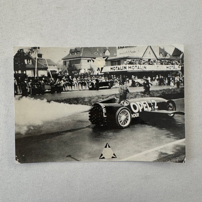 Opel RAK 2 Rocket Powered Racing Car Photo Photograph Vintage