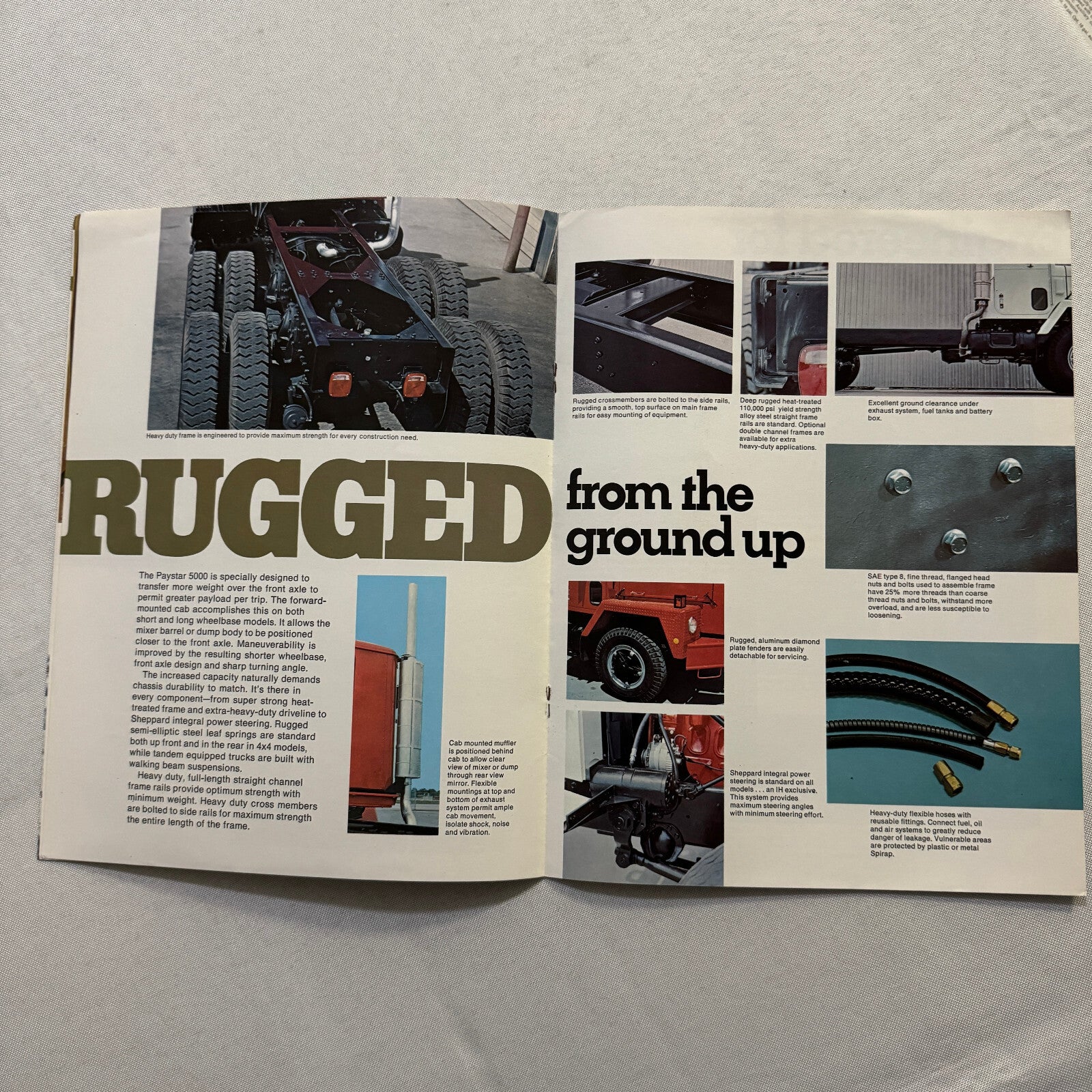 International Paystar 5000 Series Truck Sales Brochure Catalog F-5050 F-5070 +