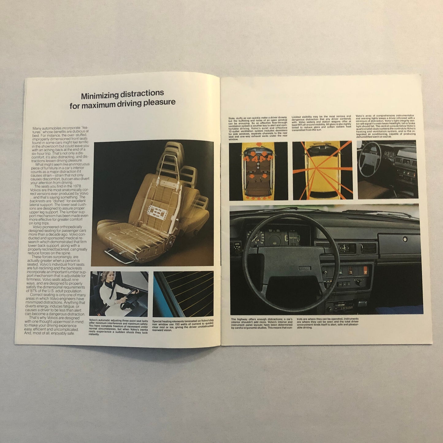 1978 Volvo Sales Brochure Catalog 262C 260 240 Series 242 GT