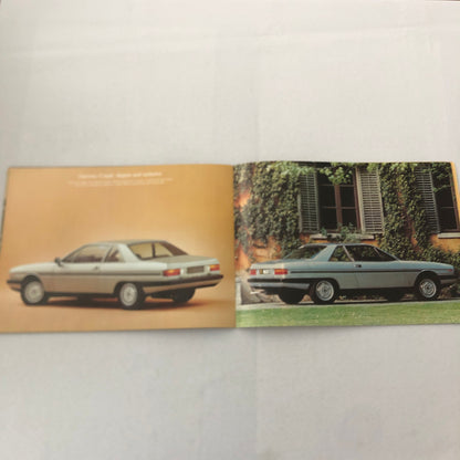 Lancia Gamma Coupe Car Sales Brochure Catalog GERMAN TEXT