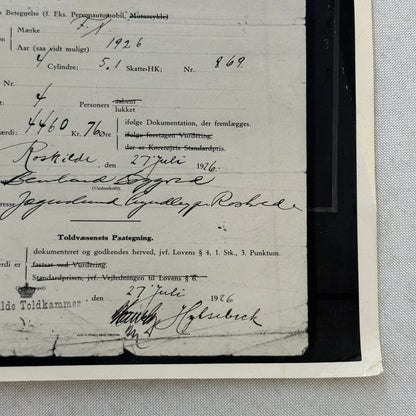 Fabrique Nationale FN Car Automobile Purchase Document Photograph Lot 2x