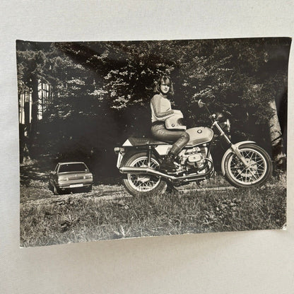 BMW R45 and R65 Motorcycle Bike Factory Press Photo Photograph Print Germany