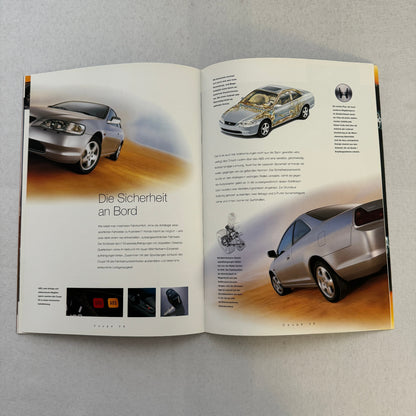 1998 1999 Honda Accord Coupe V6 Car Sales Brochure Swiss Market German Text