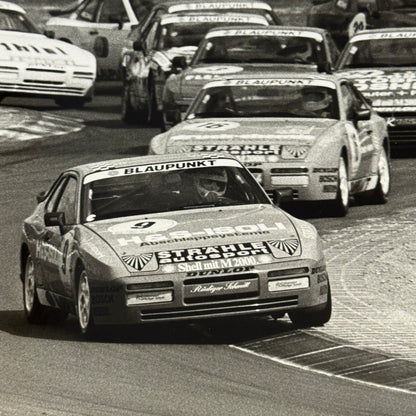Porsche 944 Turbo Cup Racing Factory Press Photo Photograph Vintage German