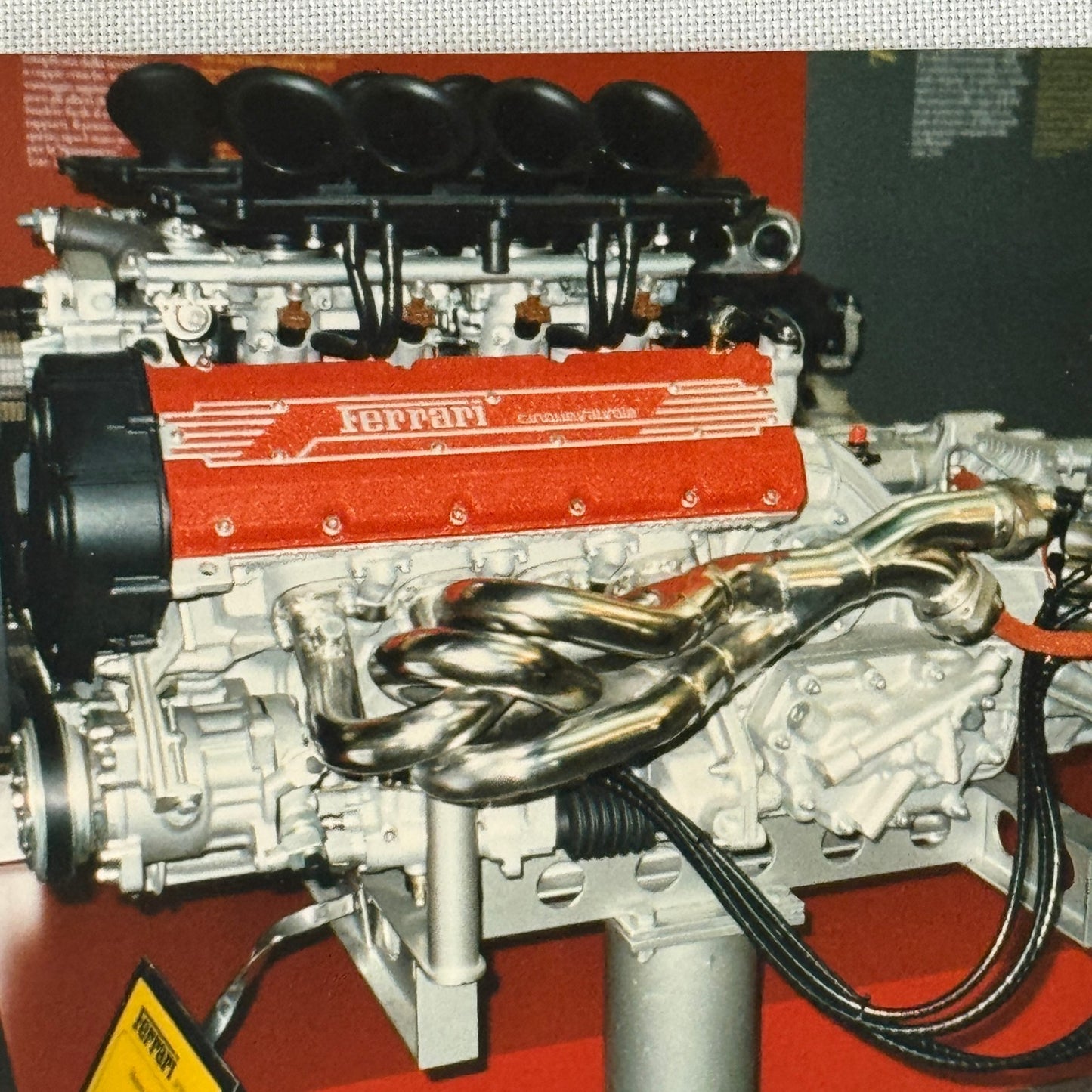 Ferrari F355 F1 Engine and Gearbox Photo Photograph Print Paul Frere