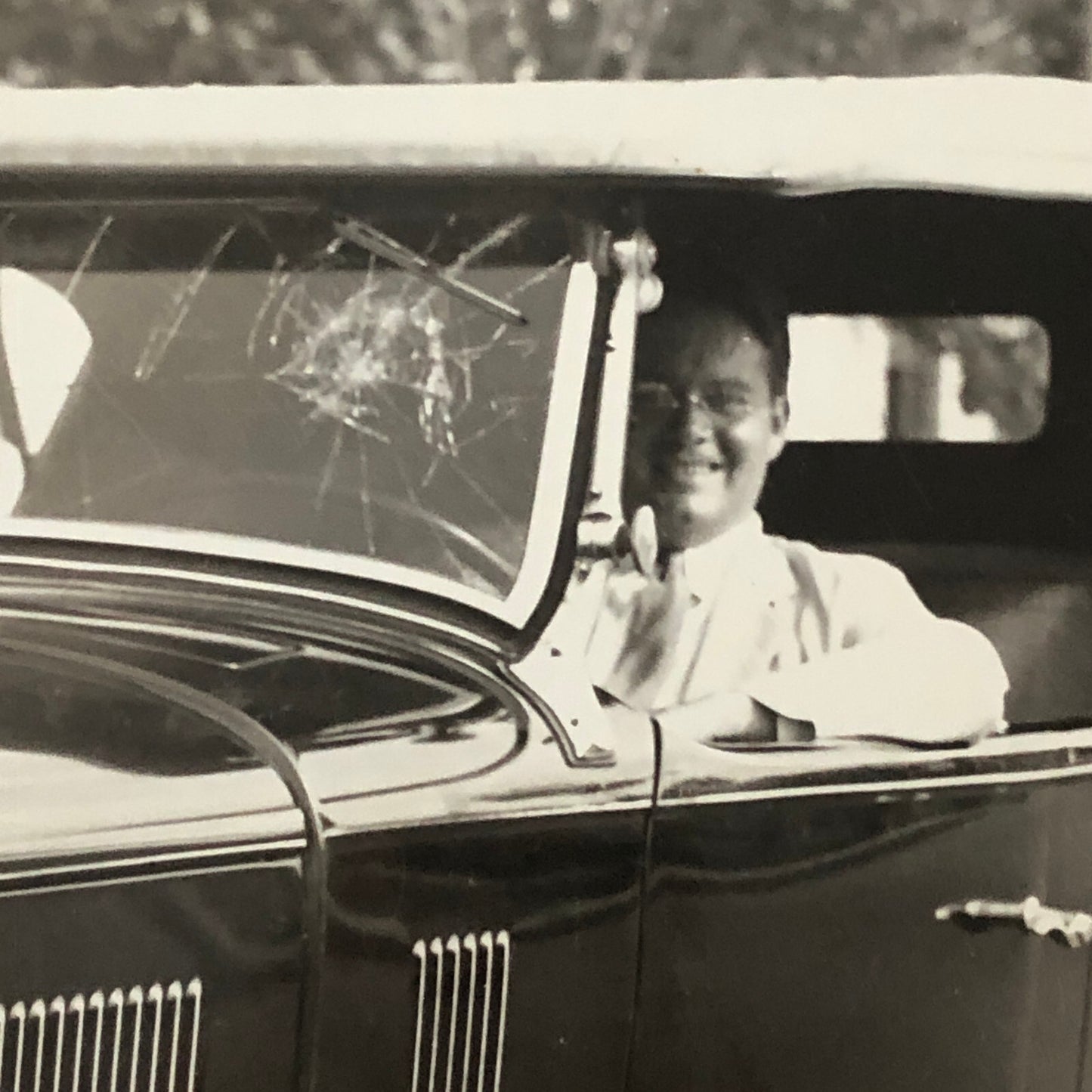 Press Photo Photograph American Ambassador Attacked in Cuba Havana Car